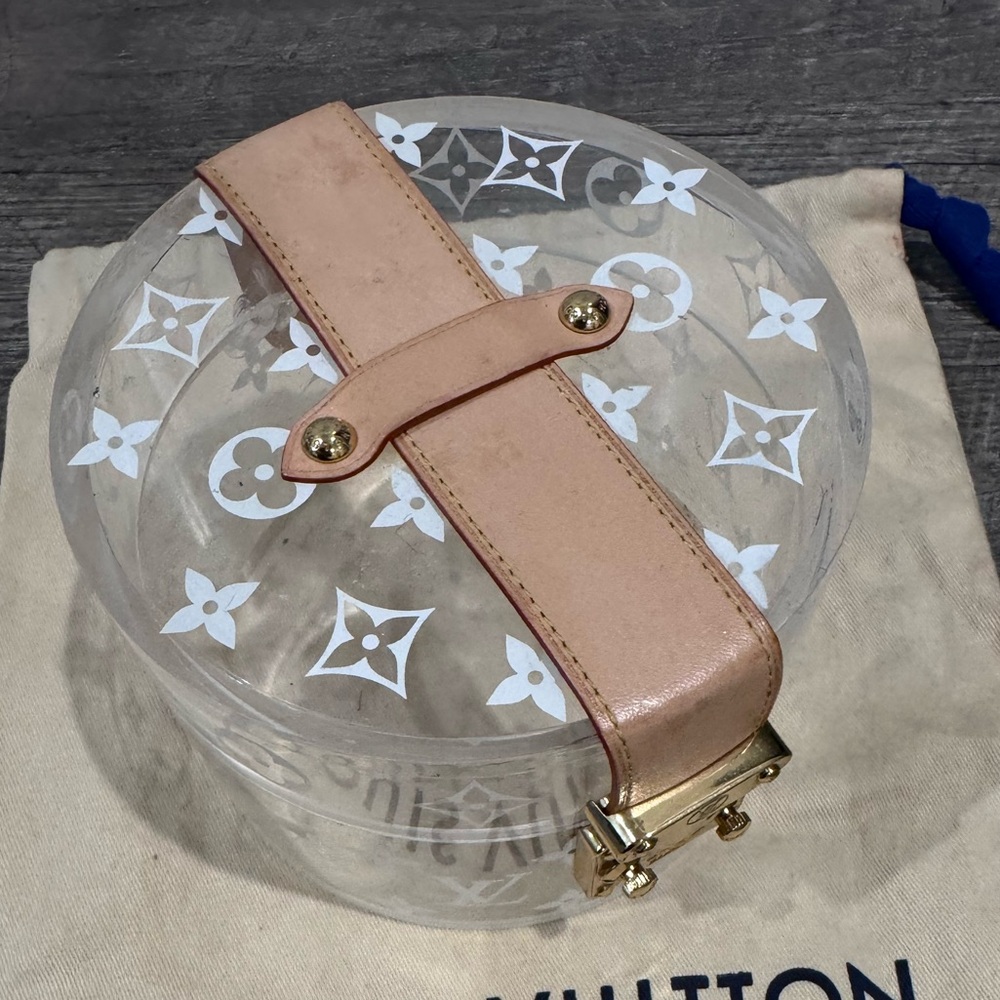 Louis Vuitton Clear Monogram PVC Hatbox / Vanity Case